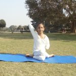 Gomukhasana in Hindi, steps, benefits, precaution